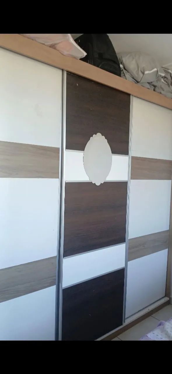 Guarda Roupa de Casal com 3 Portas de Correr  - Foto 3