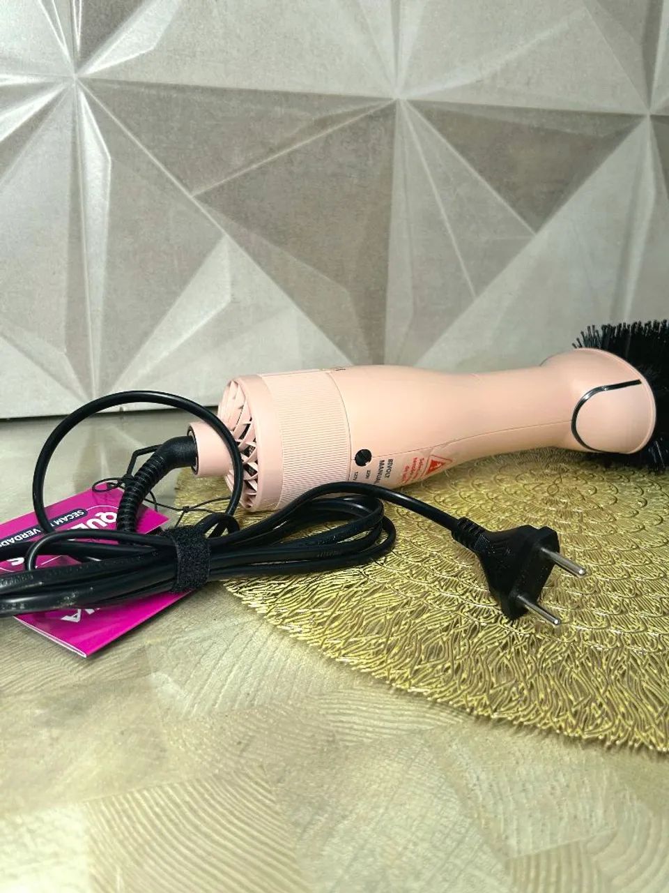 Escova Secadora Rosa Britânia 1300W - Foto 4