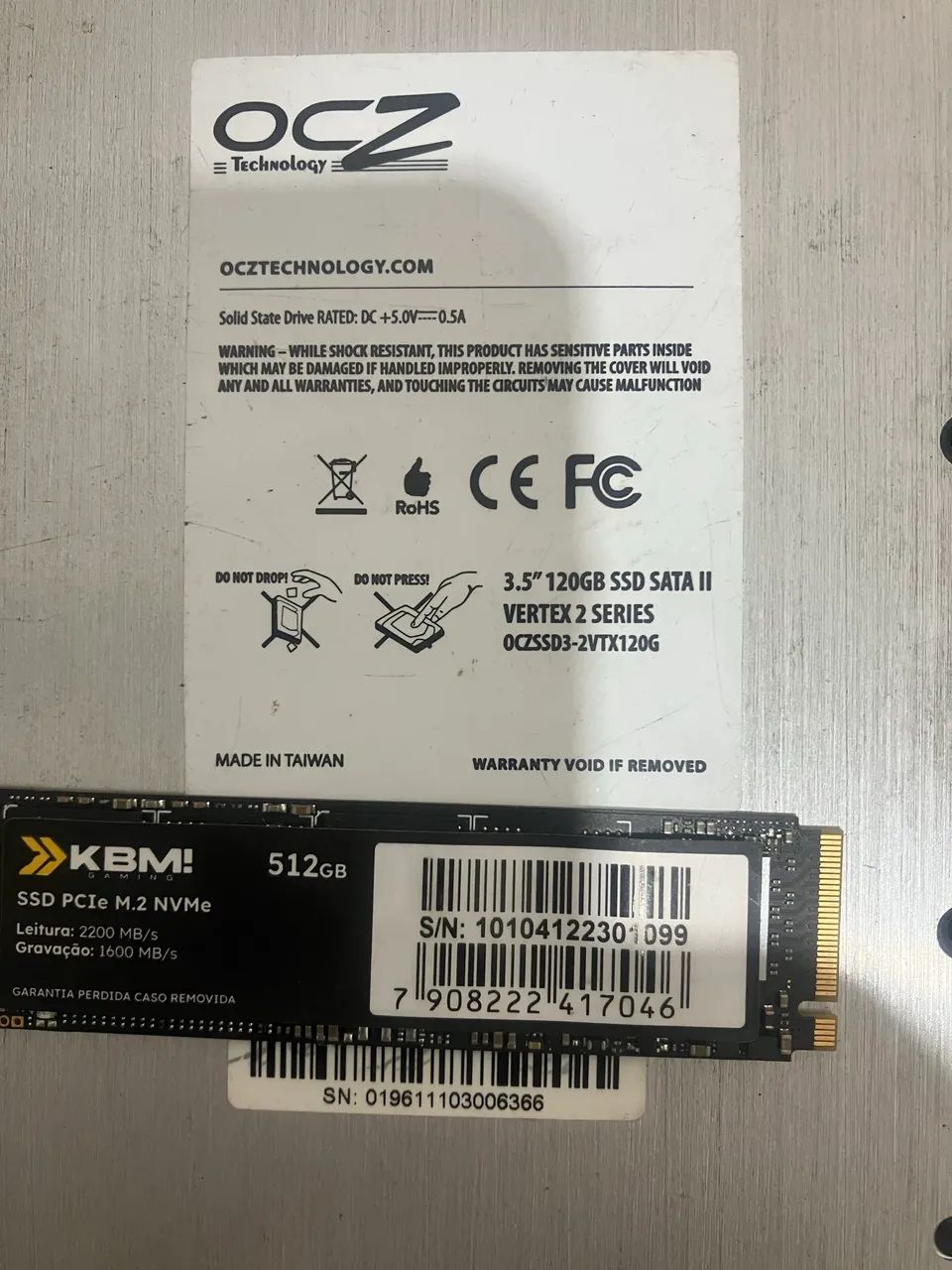 Nvme m2 512 é Ssd 128 - Foto 4