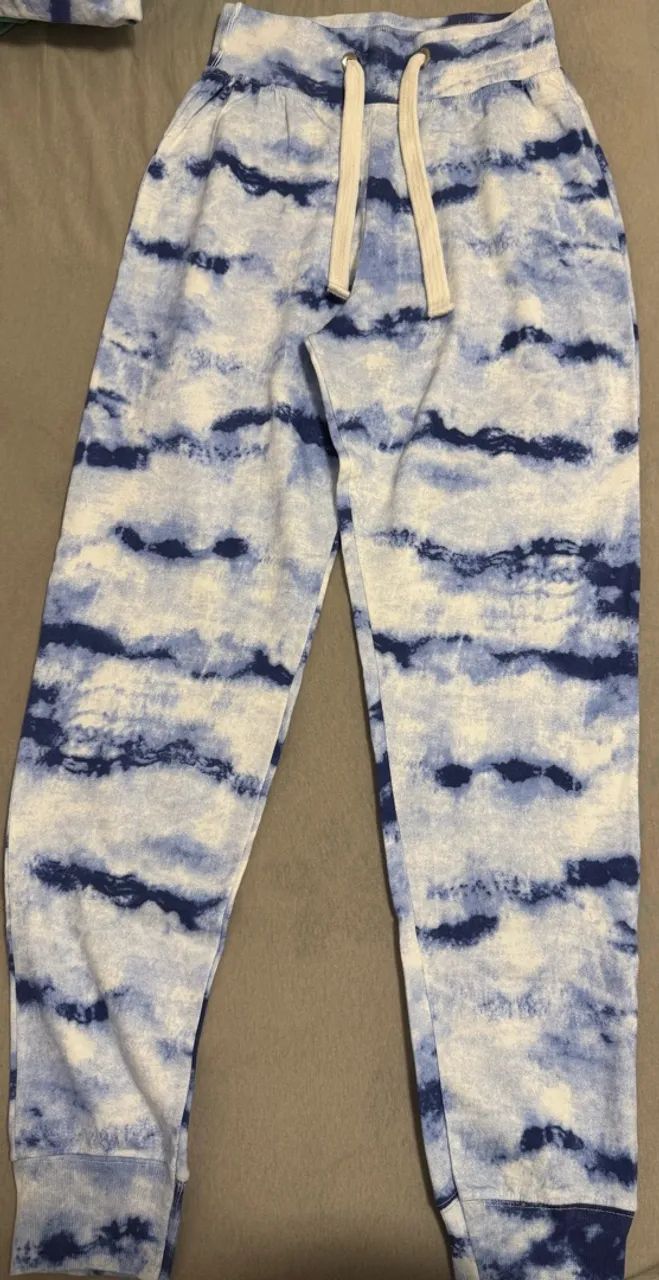 Conjunto de Moletom Tie Dye Azul - Foto 3