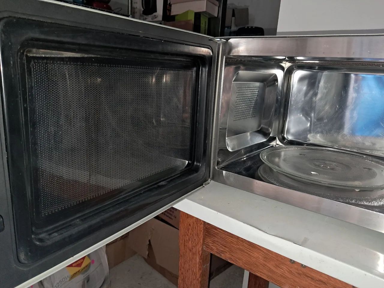 Micro-ondas G&E 25 litros Inox 127volts - Foto 6