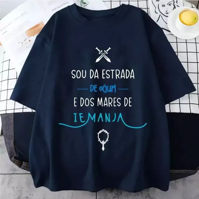 CAMISETA IEMANJA E OGUM - UMBANDA / CANDOMBLE - Foto 3