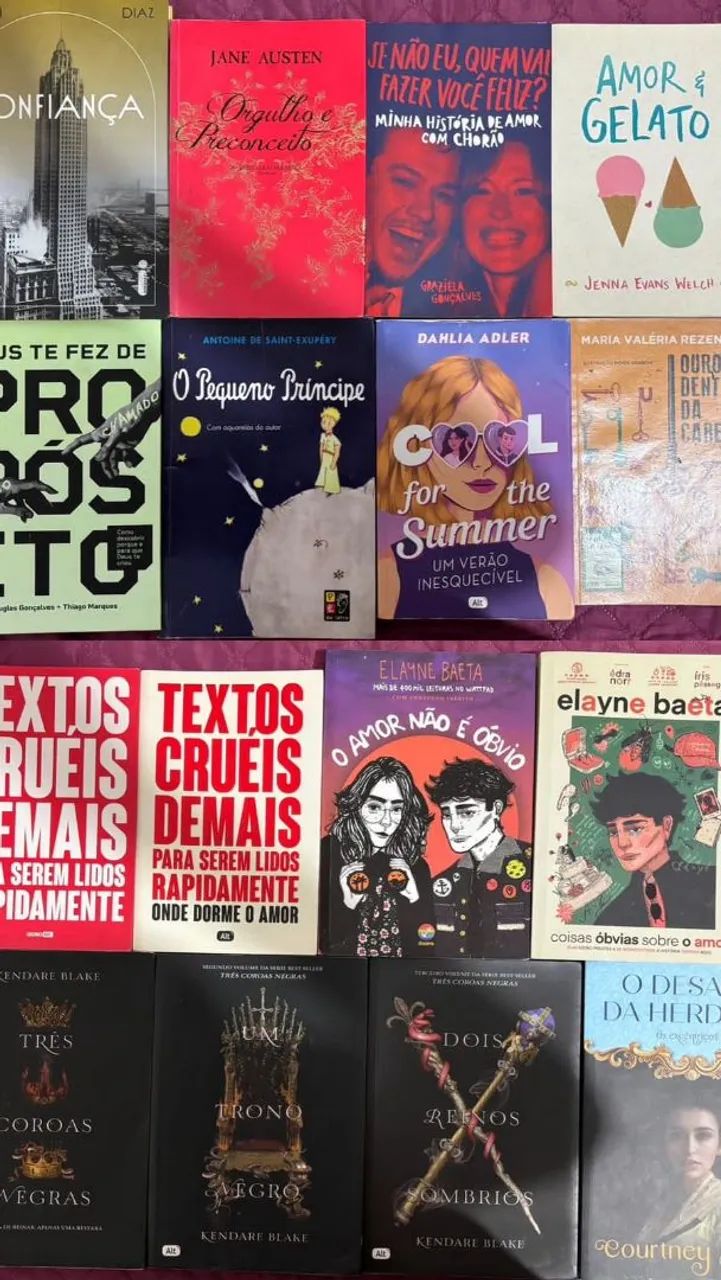 Qualquer livro por R$20,00.