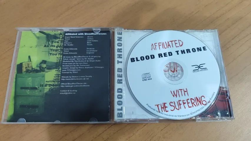 Blood Red Throne - Affiliated With The Suffering CD 2003 - Foto 2