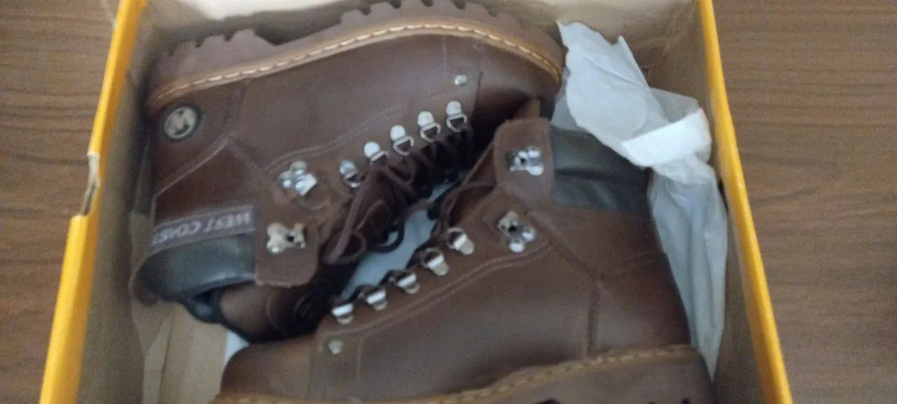 Bota de couro Marrom Tanho 38 - Foto 2
