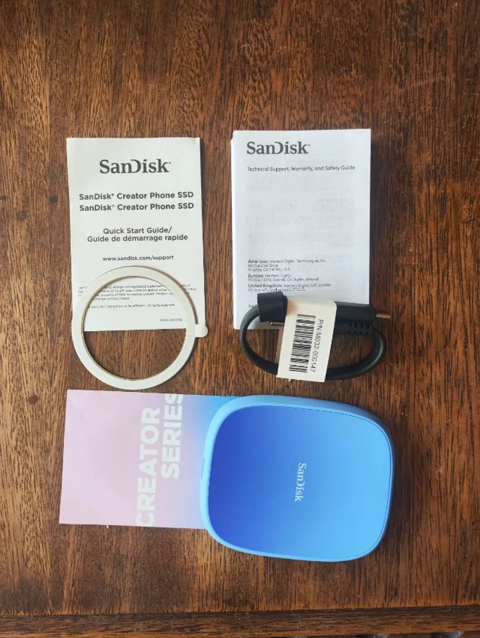 Sandisk Creator phone SSD USB-C 950 1tb SSD externo para smartphone celular iphone - Foto 3