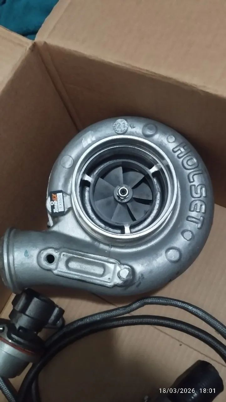 Turbina HOLSET by TurboEX .70 Pulsativa + Válvulas e Aeroquip - Foto 2