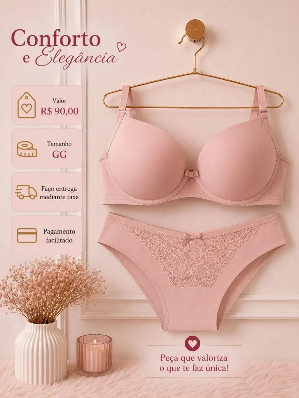 Kit calcinha e sutiã  - Foto 5