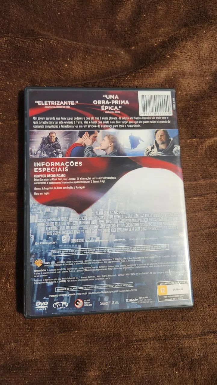 Superman: O Homem de Aço - DVD Original - Foto 2