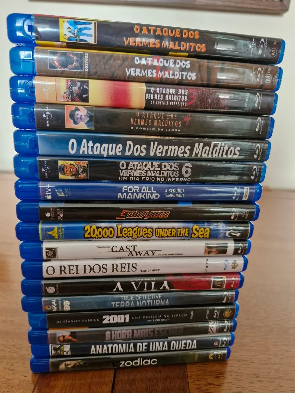 Lote Blu-ray Autorados, Coleção Completa O Ataque Dos Vermes