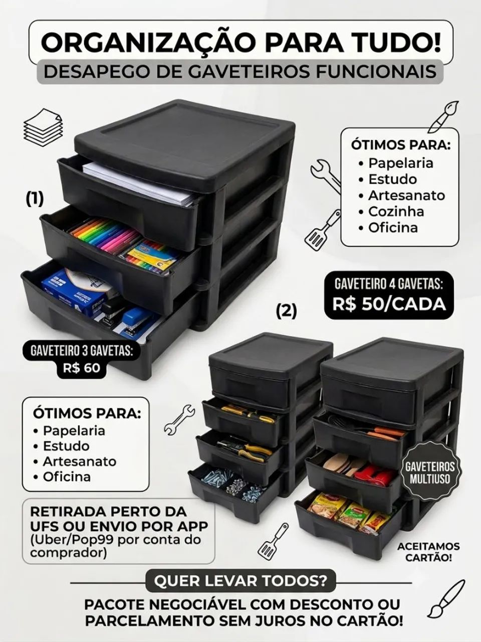 Gaveteiros Organizacional 