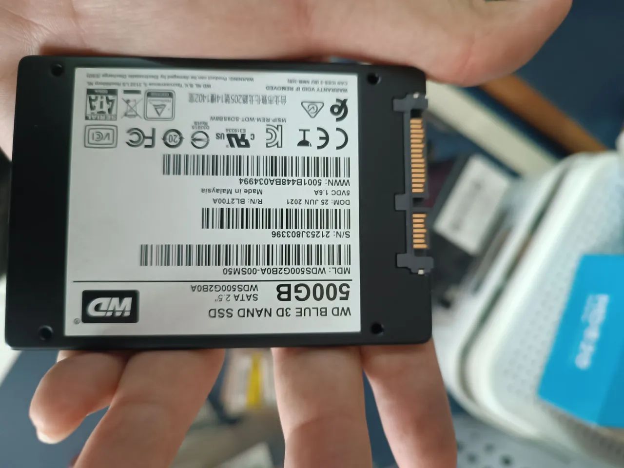 SSD 500GB WD BLUE - Foto 2