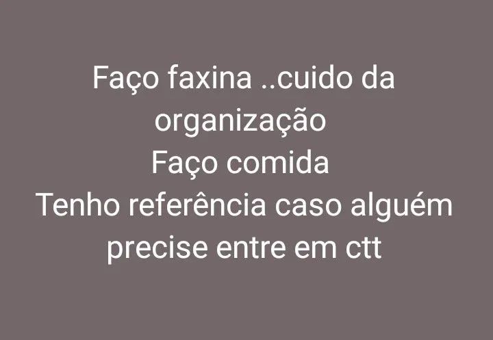 FAÇO FAXINA 