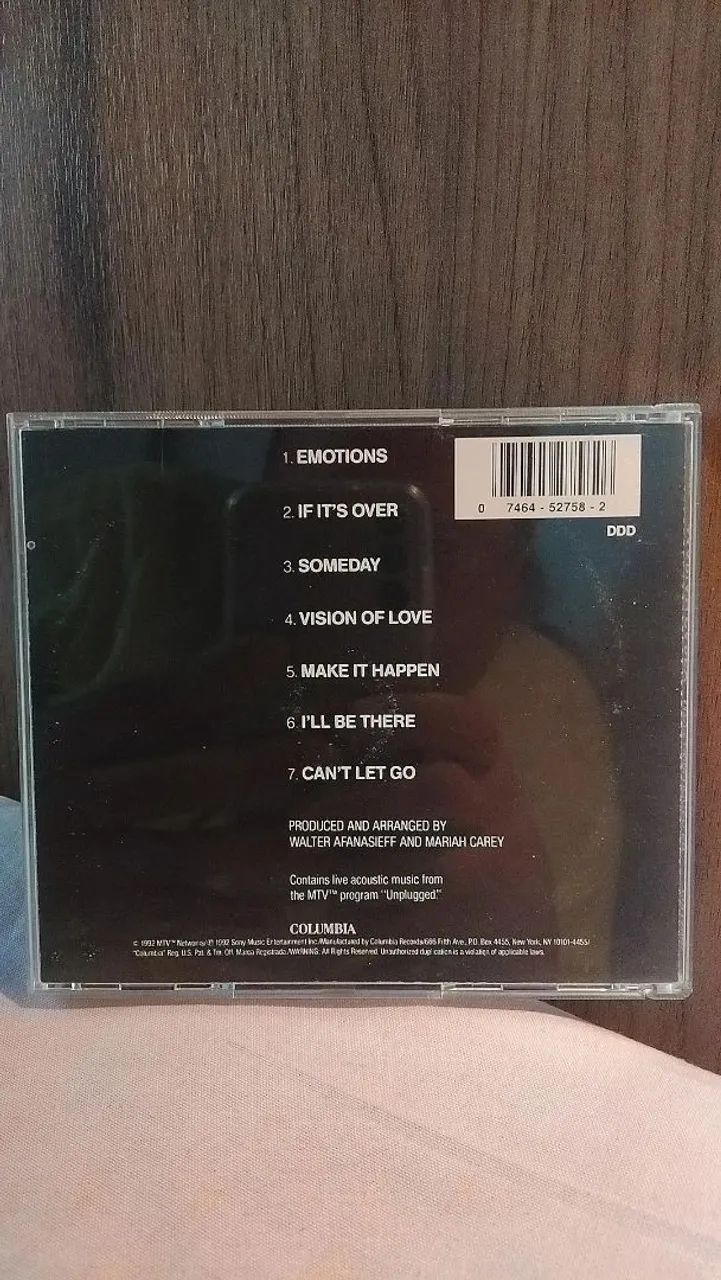 CD Mariah Carey MTV Unplugged importado EUA (Mídia vermelha) - Foto 3