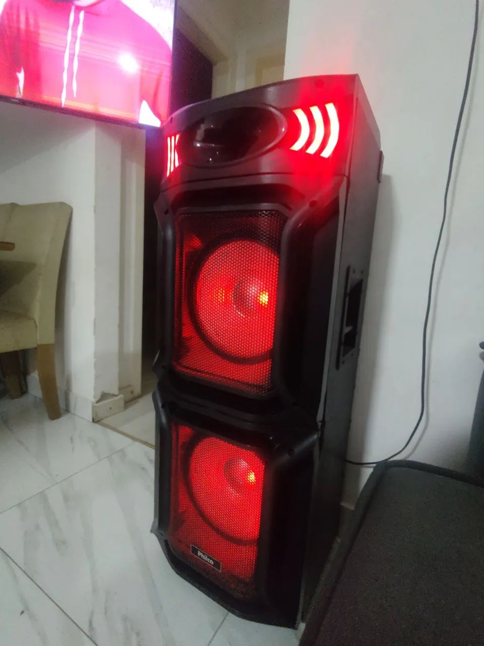 Som torre com rodinhas - Foto 2