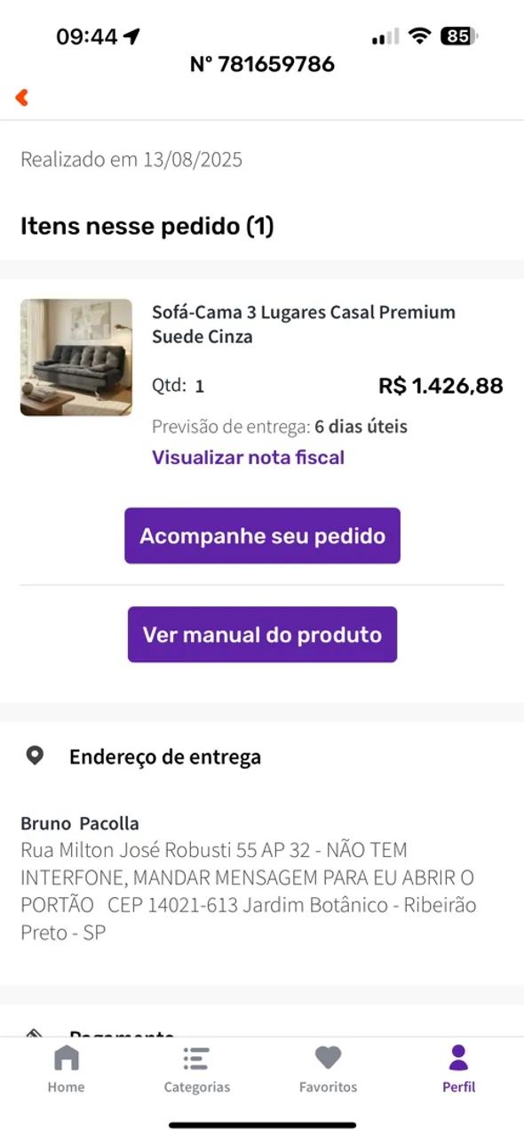 Sofá Cama - NOVO  - Foto 2