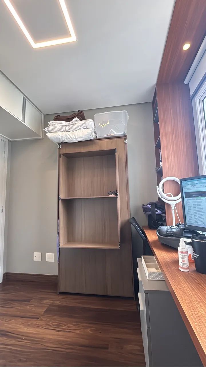 Cama Articulada Solteiro Multifuncional Castanho