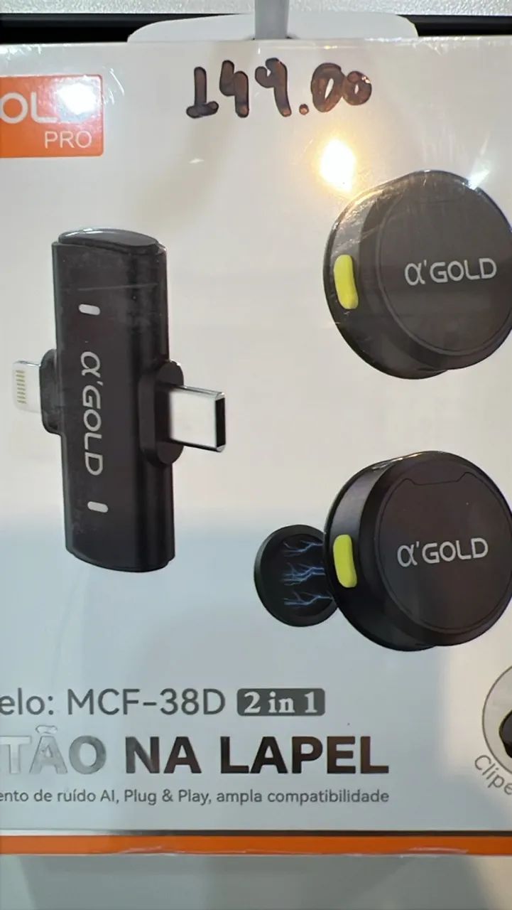 Microfone de lapela - Foto 2