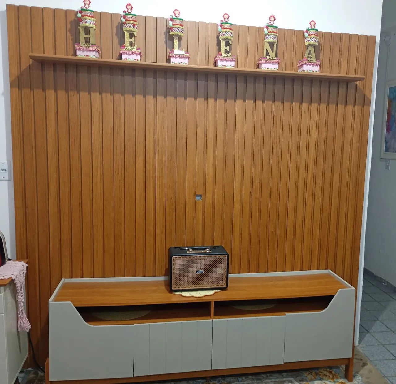 Painel mais Rack /bancada MDF  - Foto 3