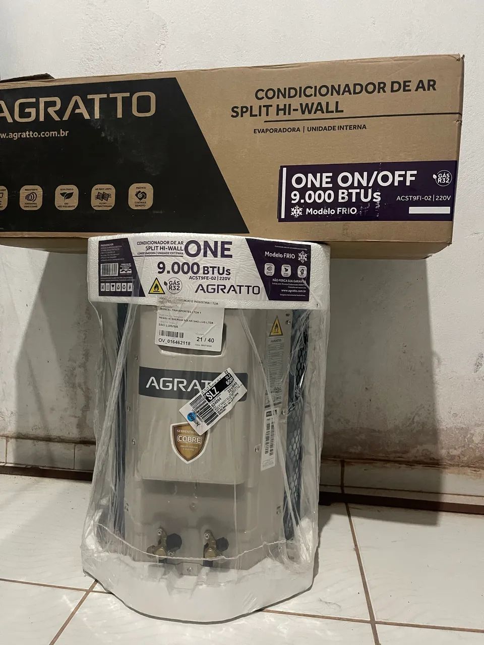 Ar-condicionado Agatto 9k Btus  - Foto 2