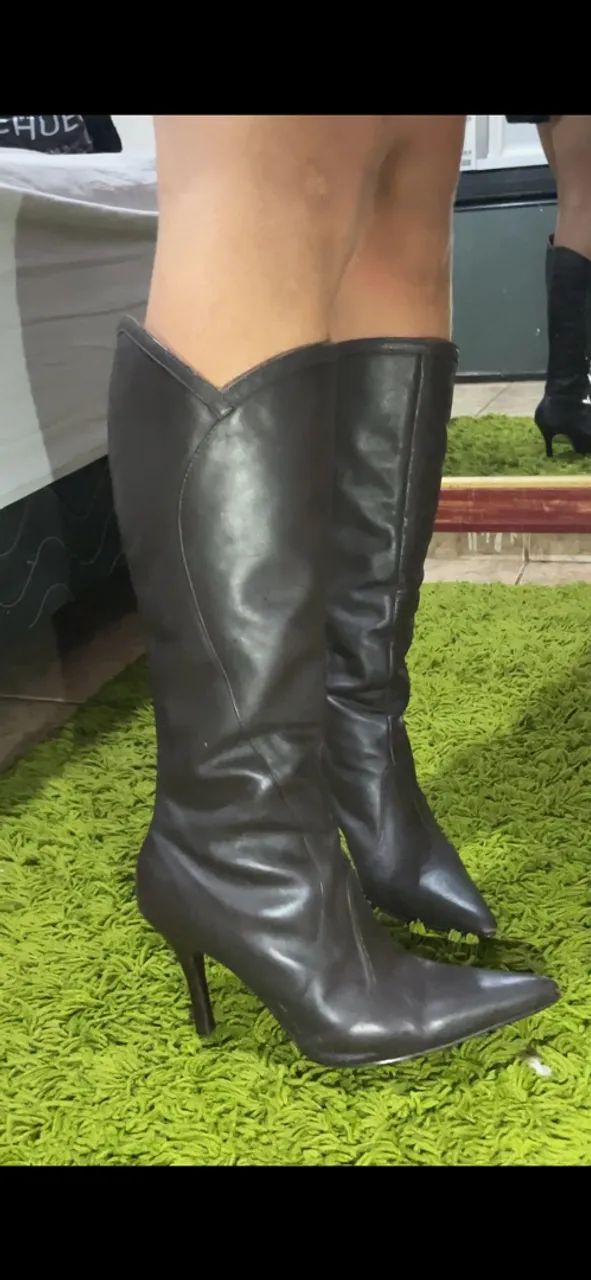 Bota marrom - Foto 4