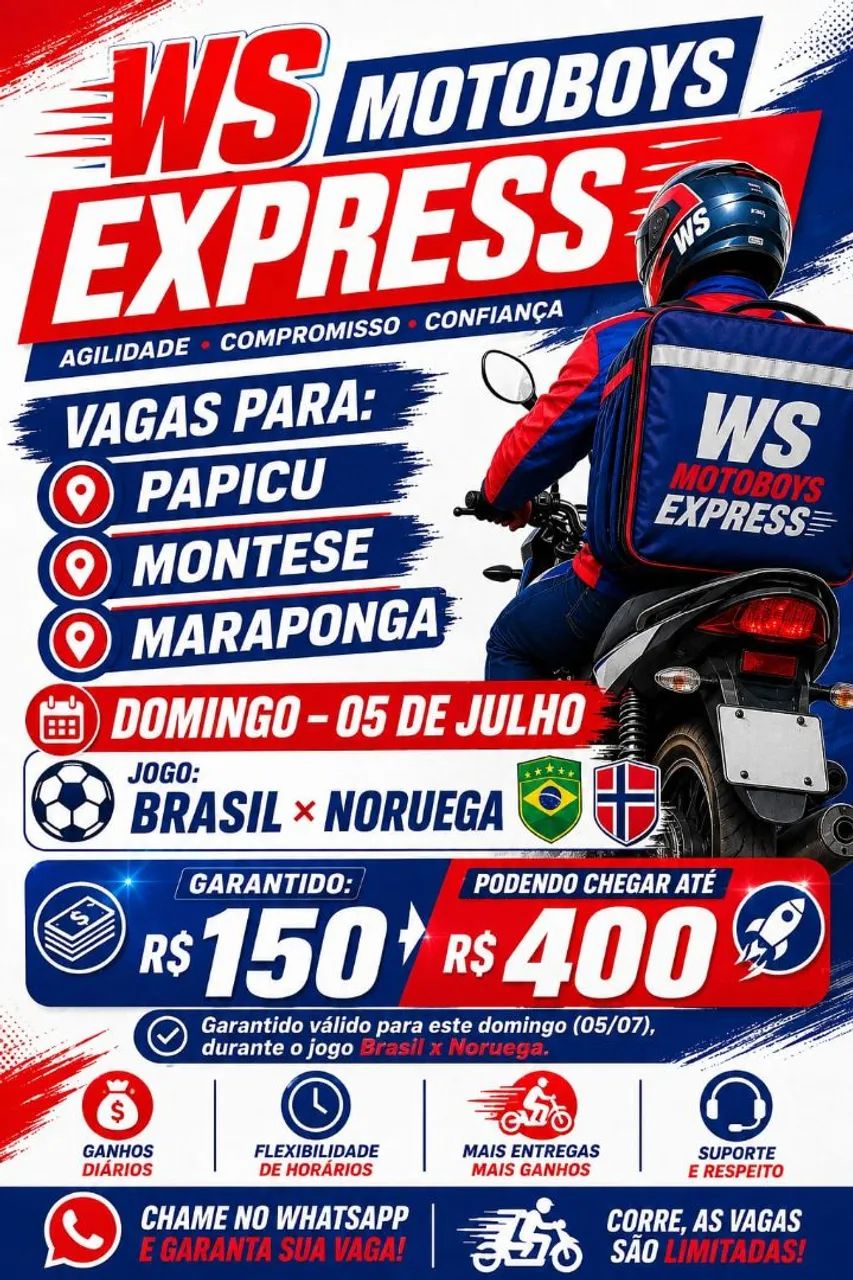 Vaga no Zé delivery Papicu, Maraponga,montese