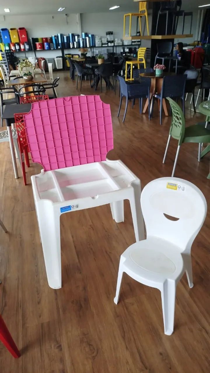 Mesa e Cadeira Infantil Tramontina - Foto 4