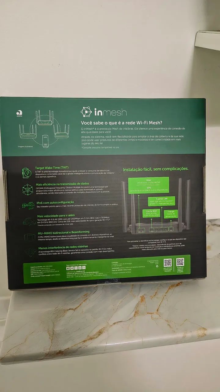 Roteador Intelbras Wi-fi 6 dual Band  - Foto 3