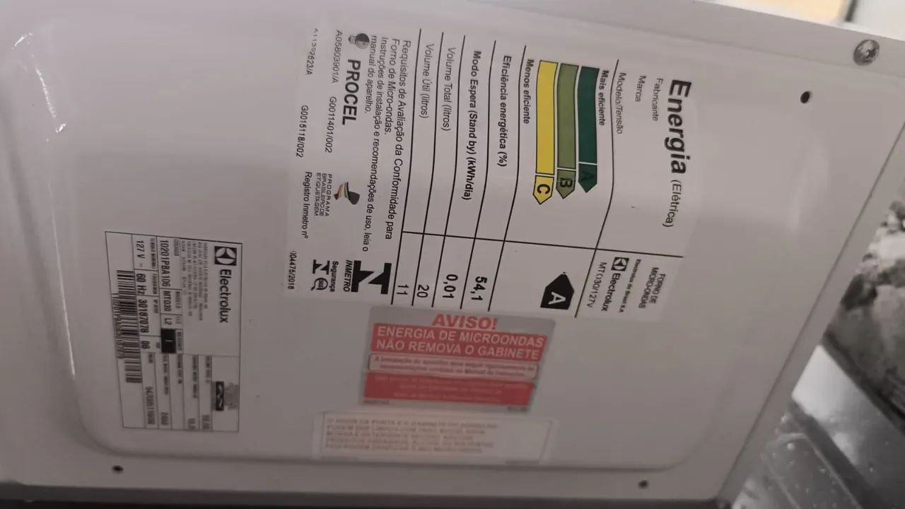 Microondas Eletrolux 