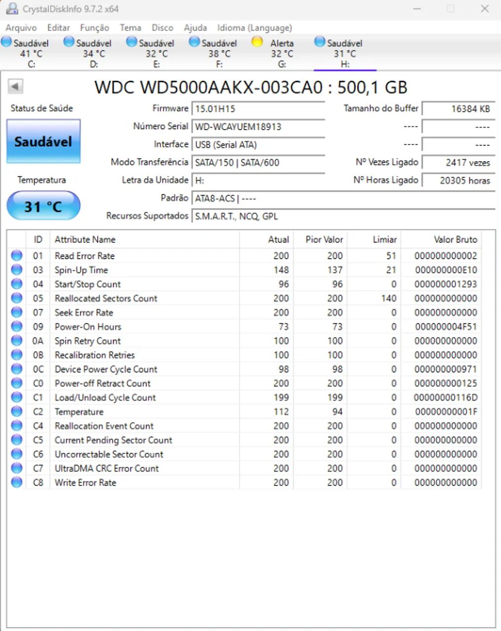3 HDs - 500GB - Foto 4