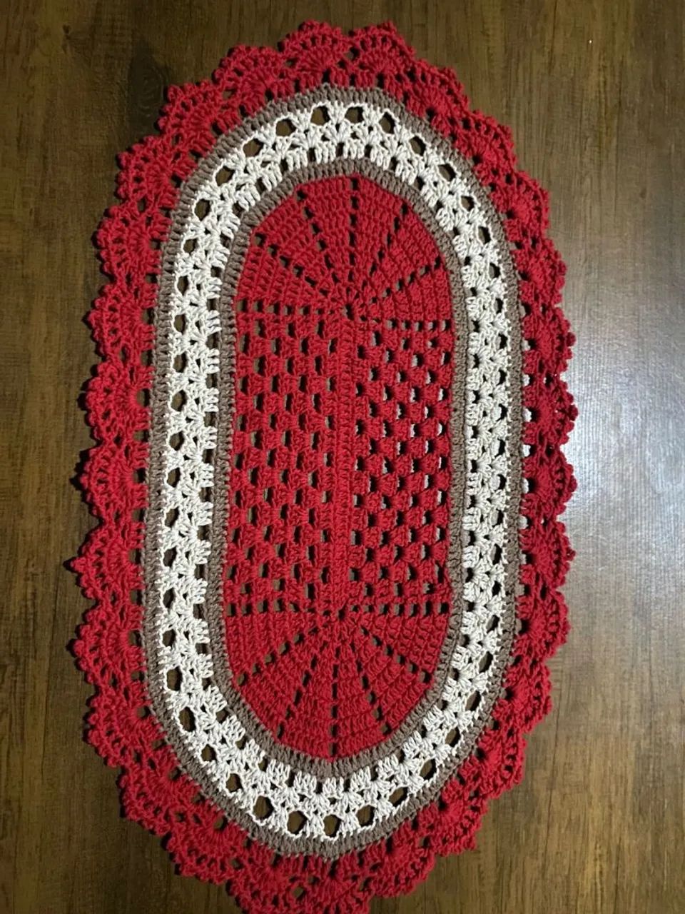 Tapete de crochê 