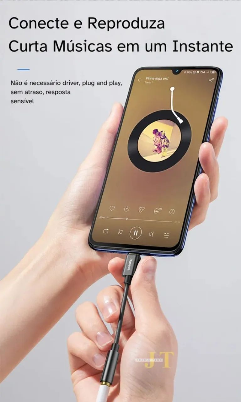 Adaptador Para Fone de ouvido Tipo C x P2 - Foto 3