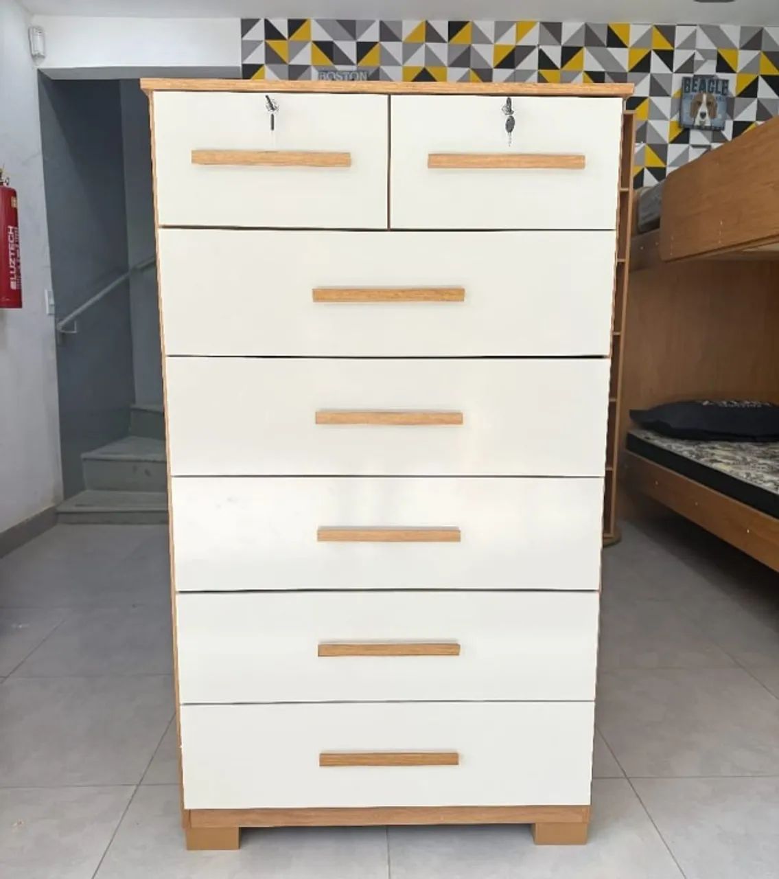Comoda Barcelona com 7 gavetas  - Foto 2