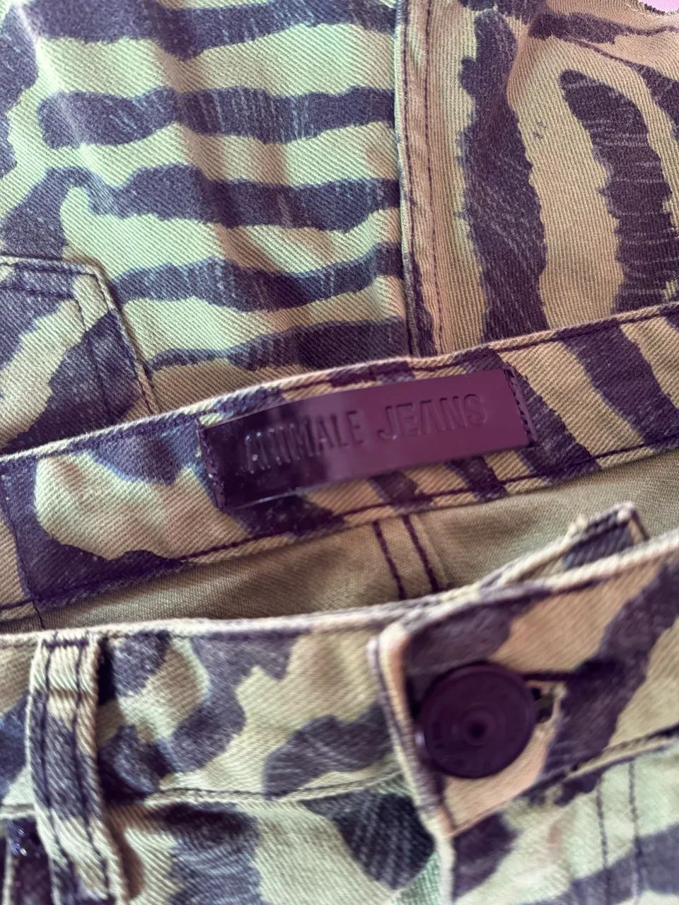 Shorts Animal Print Verde - Animale (NUNCA USADO) - Foto 4