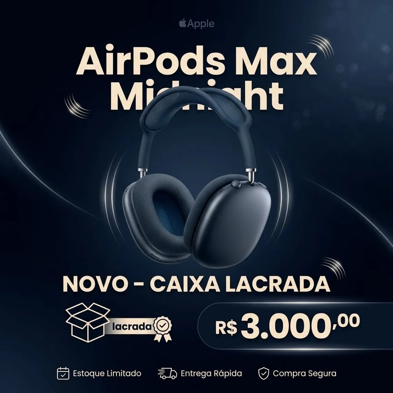 Air Pods Max Midnight  - Foto 4