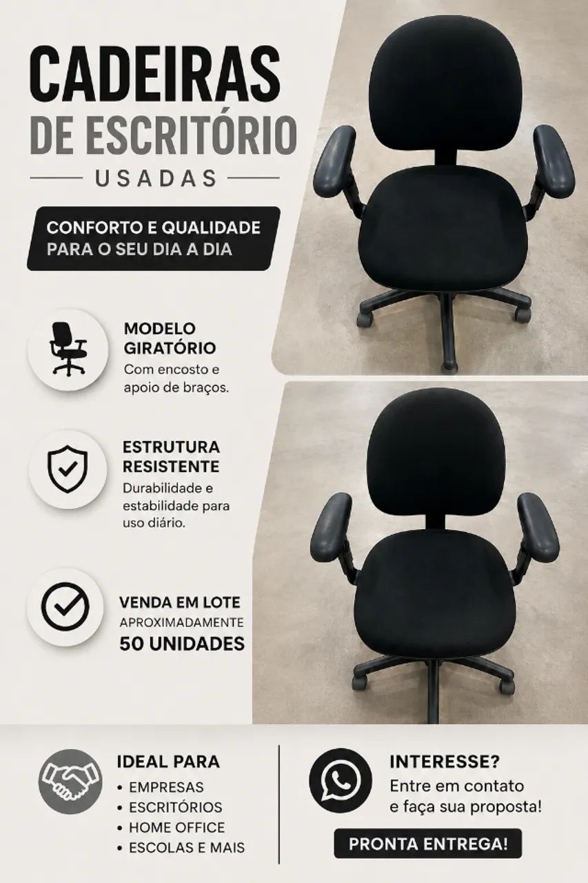 Cadeiras de escritório 