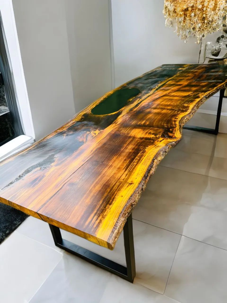 Mesas com bordas orgânicas estilo industrial  - Foto 2