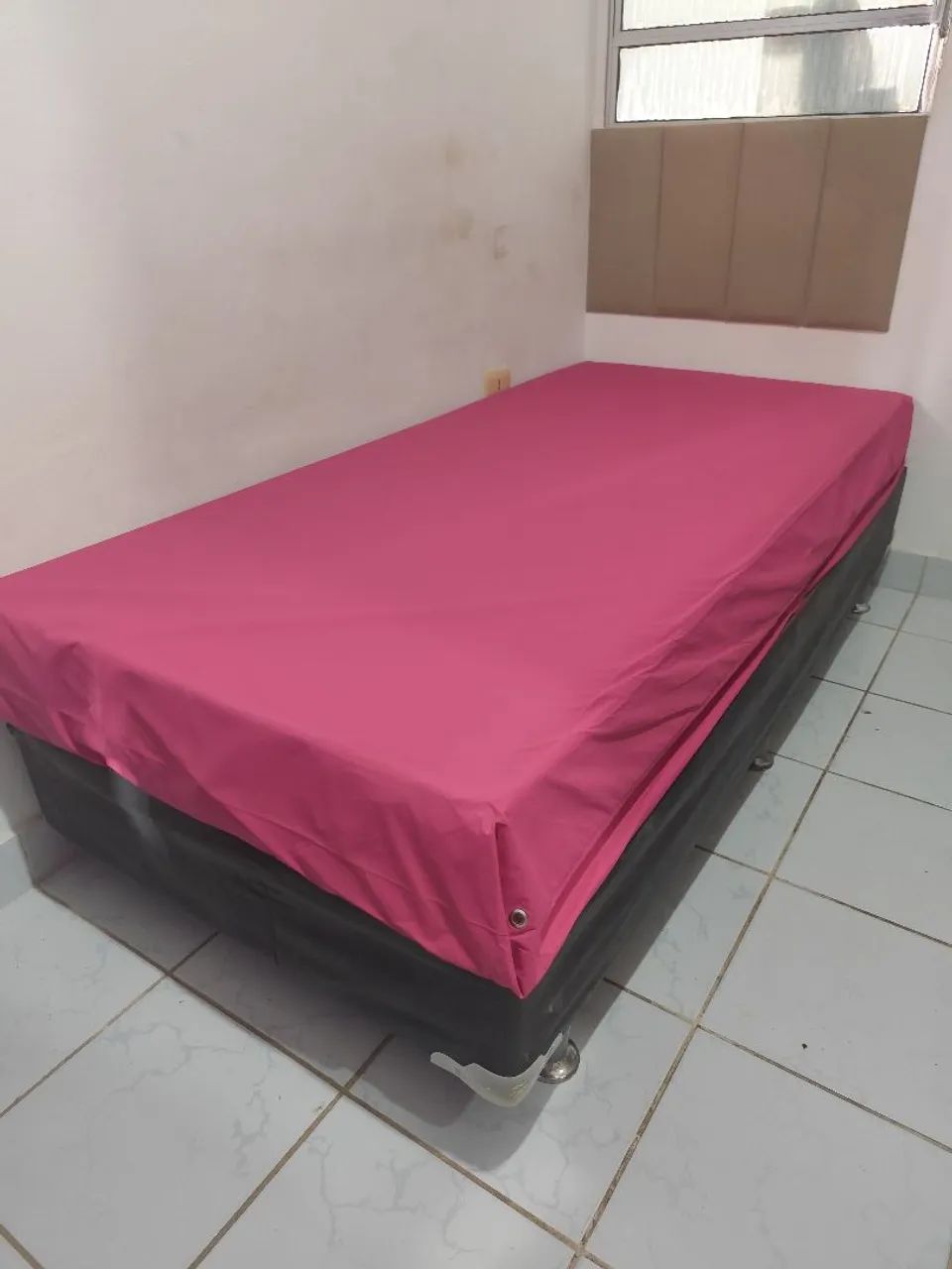 Cama box+colchão ortopédico+capa de colchão  - Foto 2