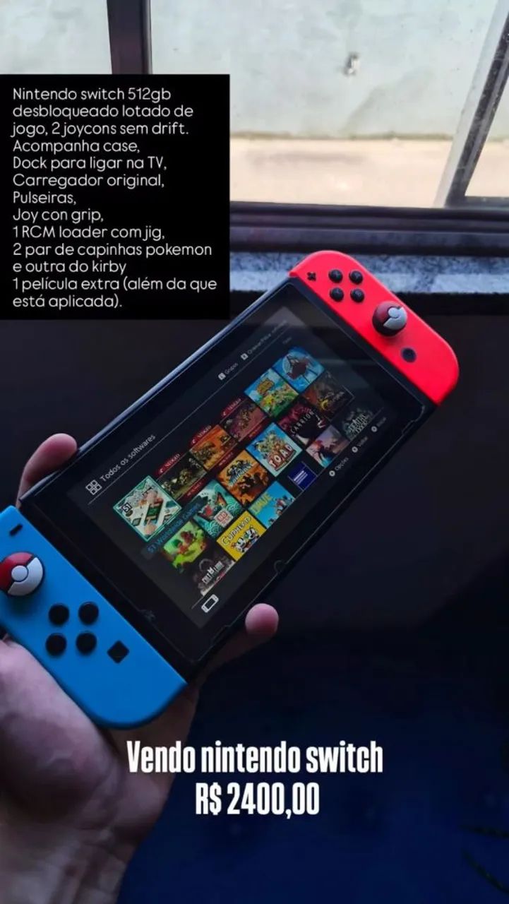 Nintendo Switch 512gb Desbloqueado