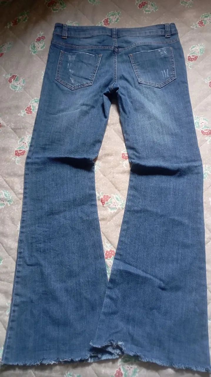 Calça flare cintura baixa - Foto 2