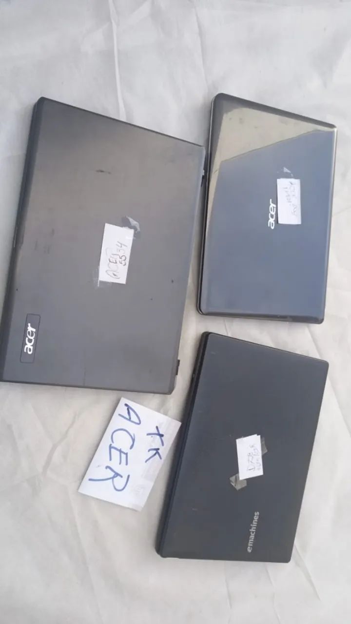 Notebook Acer Aspire usado pra Reaproveitamento de peças.