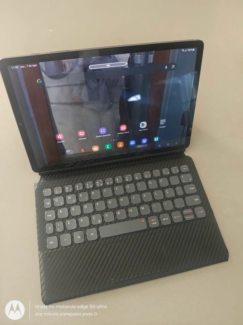 Tablet Tab s6 6g de ram 128 de memória completo  - Foto 2