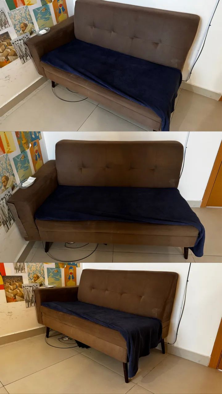 Divã Marrom  - Foto 3