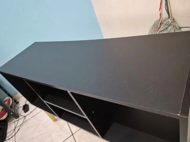Vendo rack para Tv até 40 polegadas (pés retrô) - Foto 3
