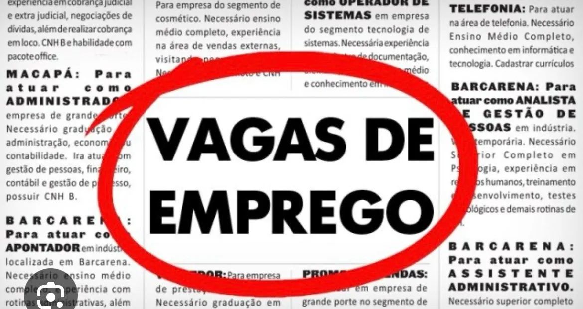 Vaga de emprego 
