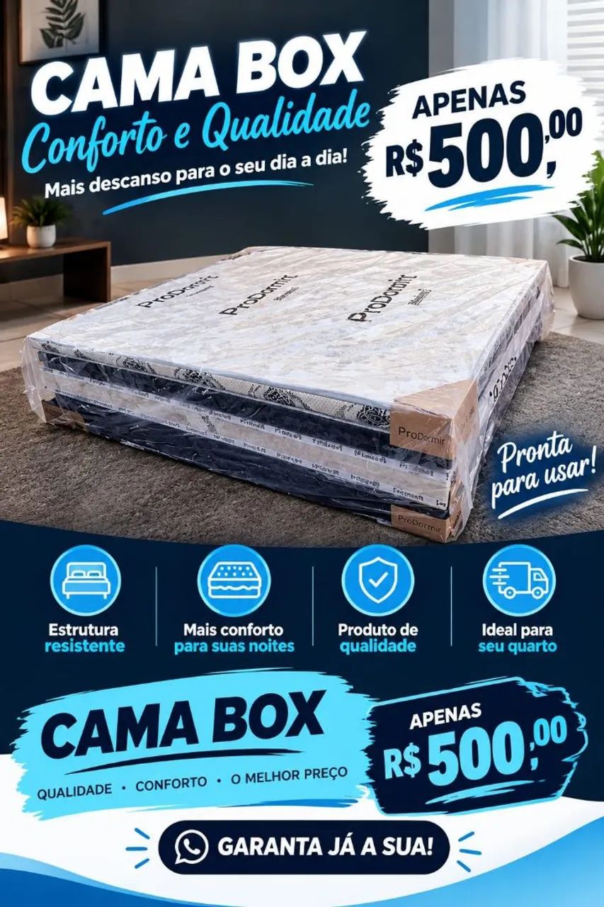 CAMA - 12 CM. PROMOÇÃO 