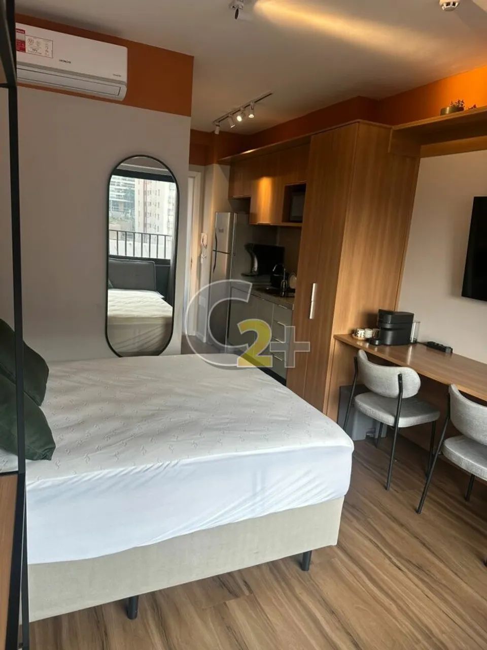 Studio mobiliado à venda em Perdizes com 25 m², 1 suíte, sem vaga - Foto 2