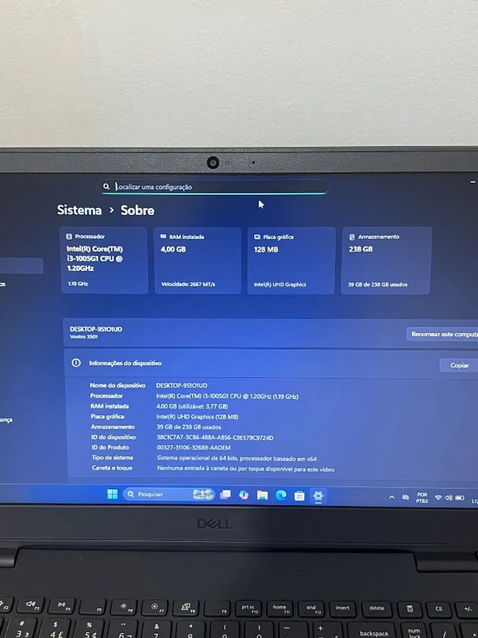 Notebook Dell Vostro semi-novo!!  - Foto 5