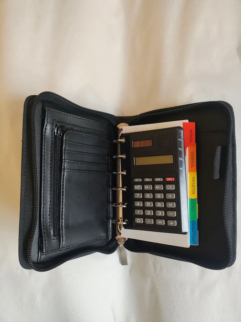 Organizador e agenda