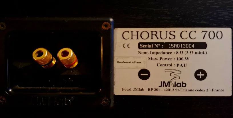 CAIXA CENTRAL FOCAL CHORUS CC700 200W 8ohms 91dB 61Hz - Foto 5